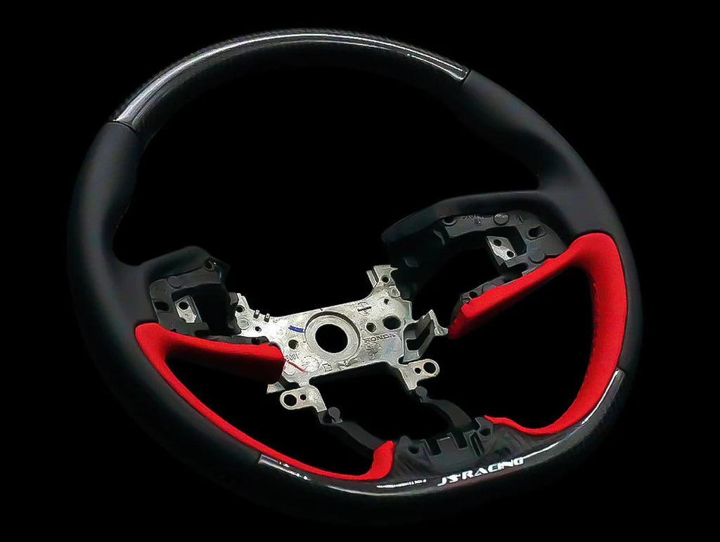 J's Racing Sport Steering Wheel Leather  2017-2021 Honda Civic Type R