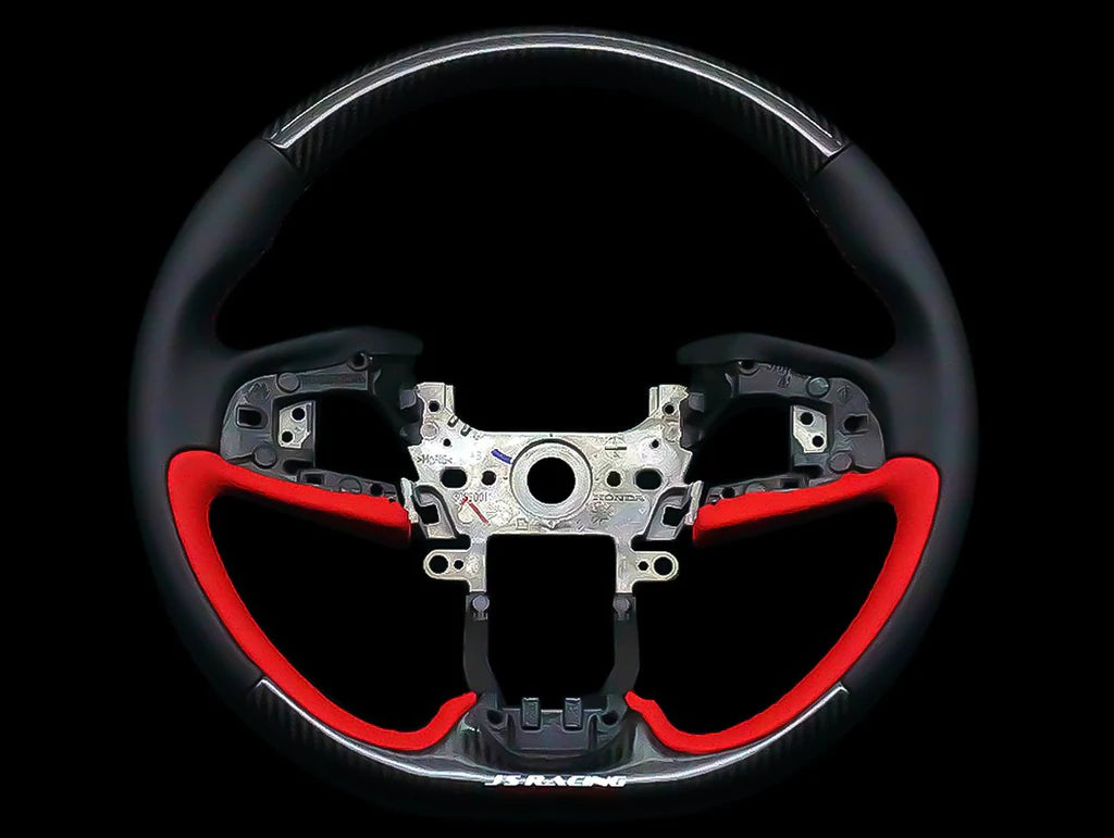 J's Racing Sport Steering Wheel Leather  2017-2021 Honda Civic Type R