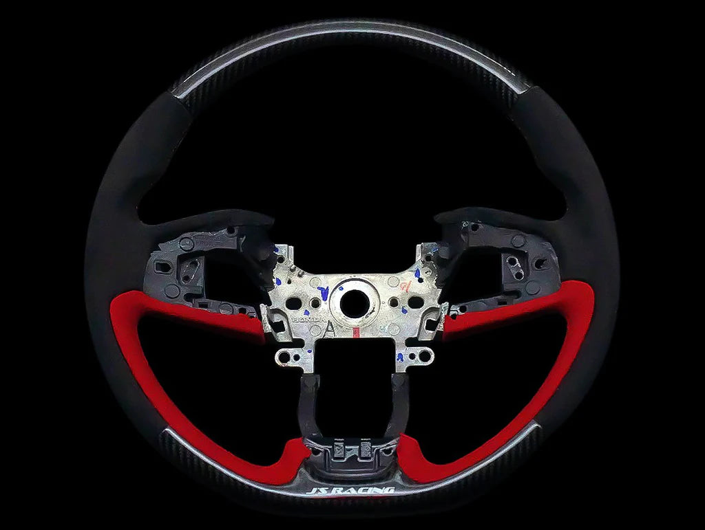 J's Racing Sport Steering Wheel Alcantara  2017-2021 Honda Civic Type R