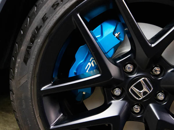 PRL Motorsports 4-Piston Brake Caliper Kit - Honda 8/9/10/11th Gen Civic Front / Acura Integra DE4