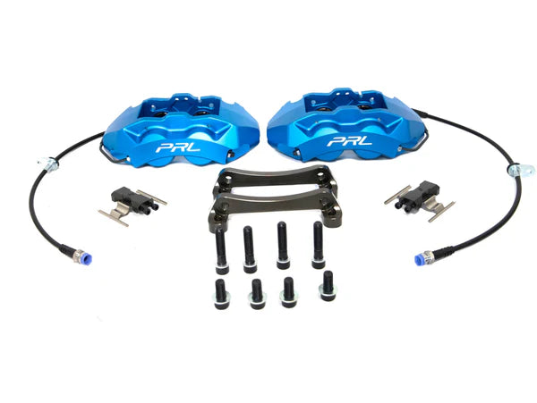 PRL Motorsports 4-Piston Brake Caliper Kit - Honda 8/9/10/11th Gen Civic Front / Acura Integra DE4