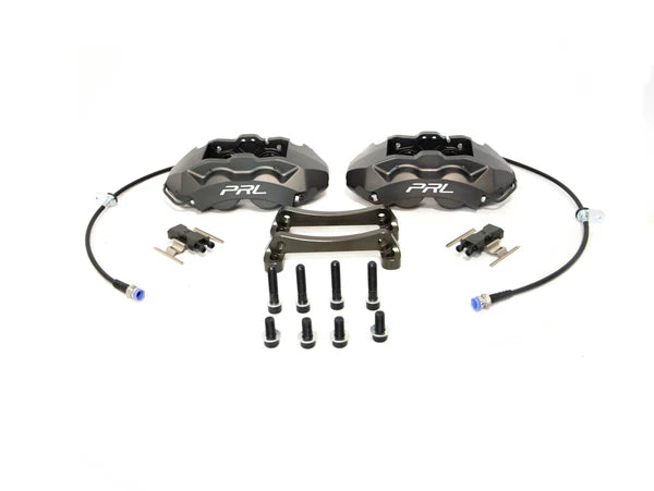 PRL Motorsports 4-Piston Brake Caliper Kit - Honda 8/9/10/11th Gen Civic Front / Acura Integra DE4