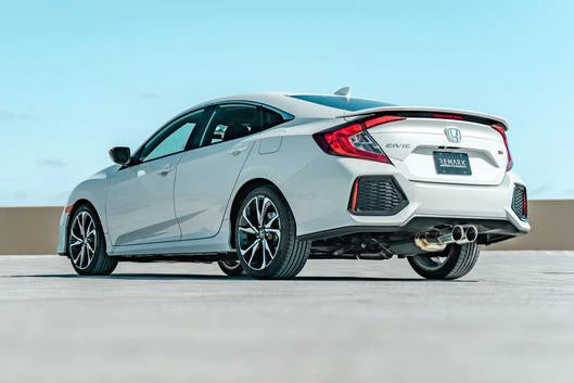 Remark 2017 Civic Si Cat Back Exhaust w/Stainless Double Wall Tip (Not Resonated)