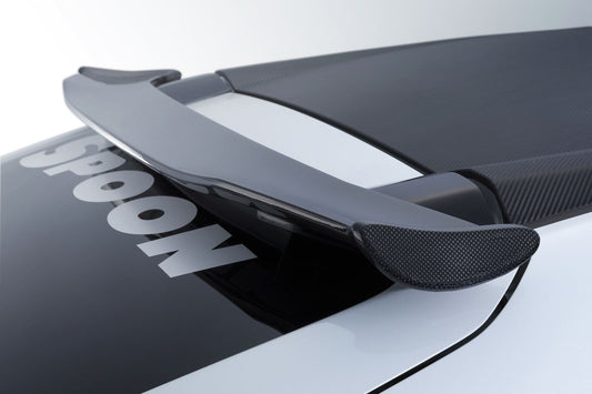 Spoon Roof Spoiler, Carbon 2016-2021 Honda Civic Hatchback