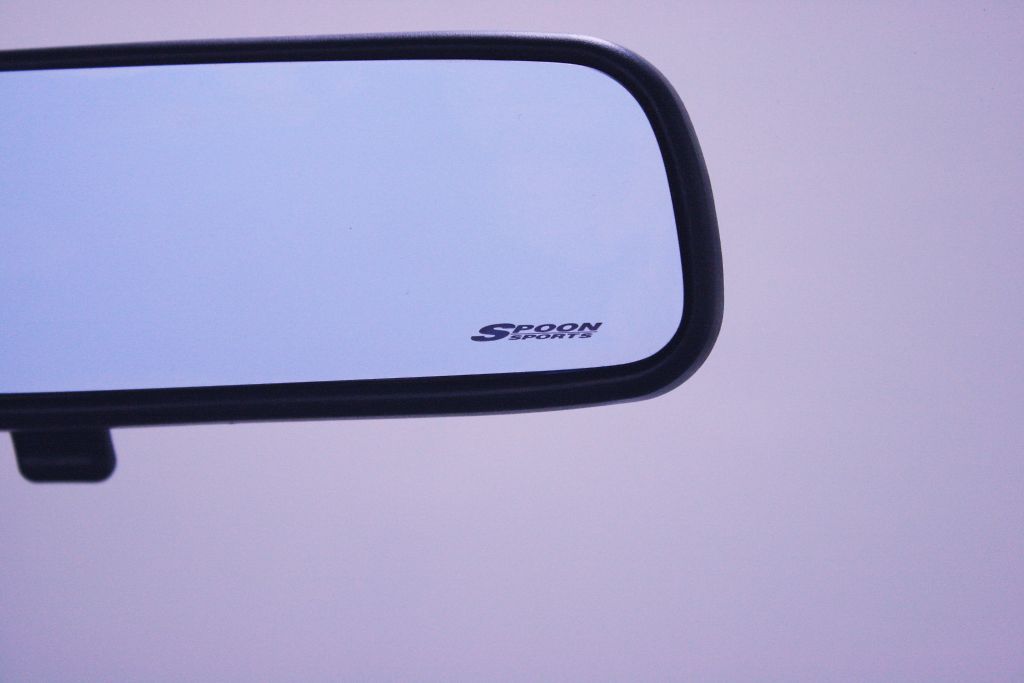 Spoon Blue Wide Rear View Mirror - DC2/5,DB8,EK4/9(JDM),NA1/2,GD3