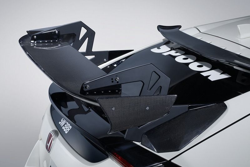 Spoon Crane Neck Wing (Carbon) 2017-2021 Honda Civic Type-R