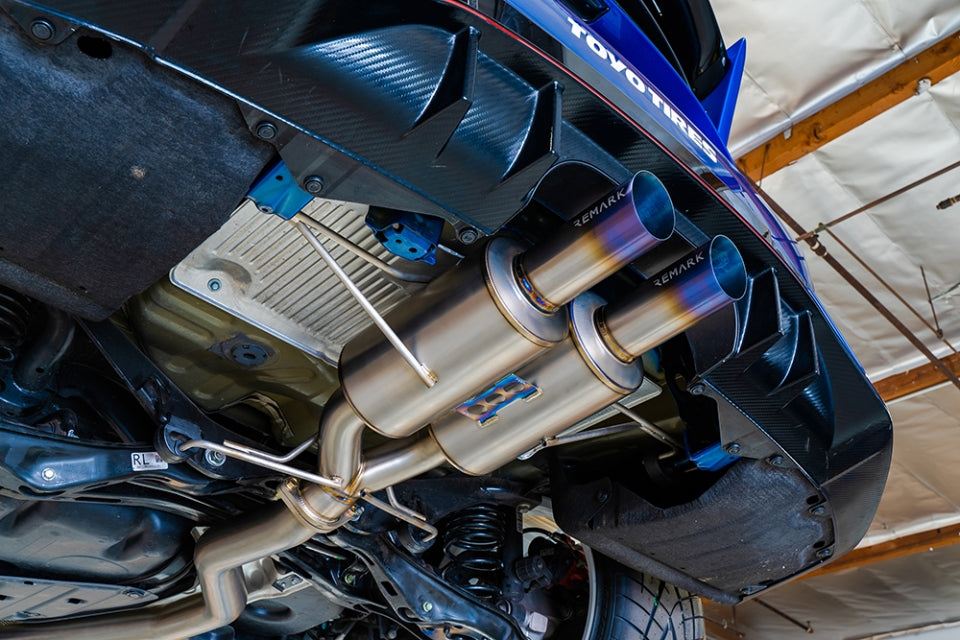 Remark Full Titanium Catback Exhaust (Resonated) - Honda Civic Type R FK8 17-21