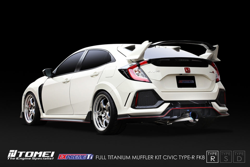 Tomei Full Titanium Expreme Ti Exhaust (Type R / Single Straight Pipe) - Honda Civic Type R FK8 17-21