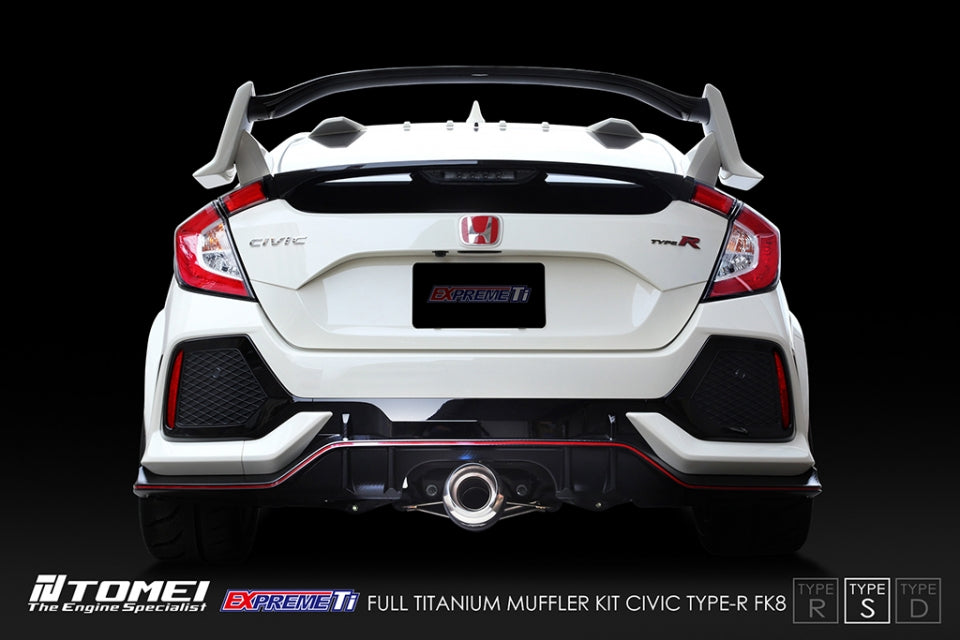 Tomei Full Titanium Expreme Ti Exhaust (Type S) - Honda Civic Type R FK8 17-21