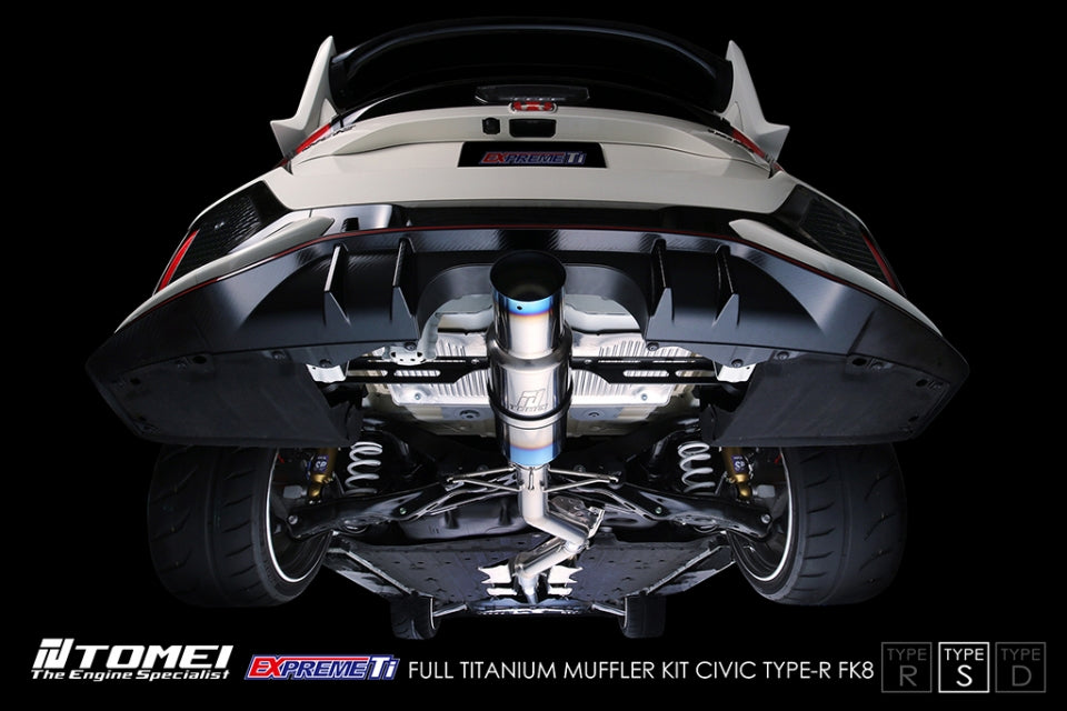 Tomei Full Titanium Expreme Ti Exhaust (Type S) - Honda Civic Type R FK8 17-21