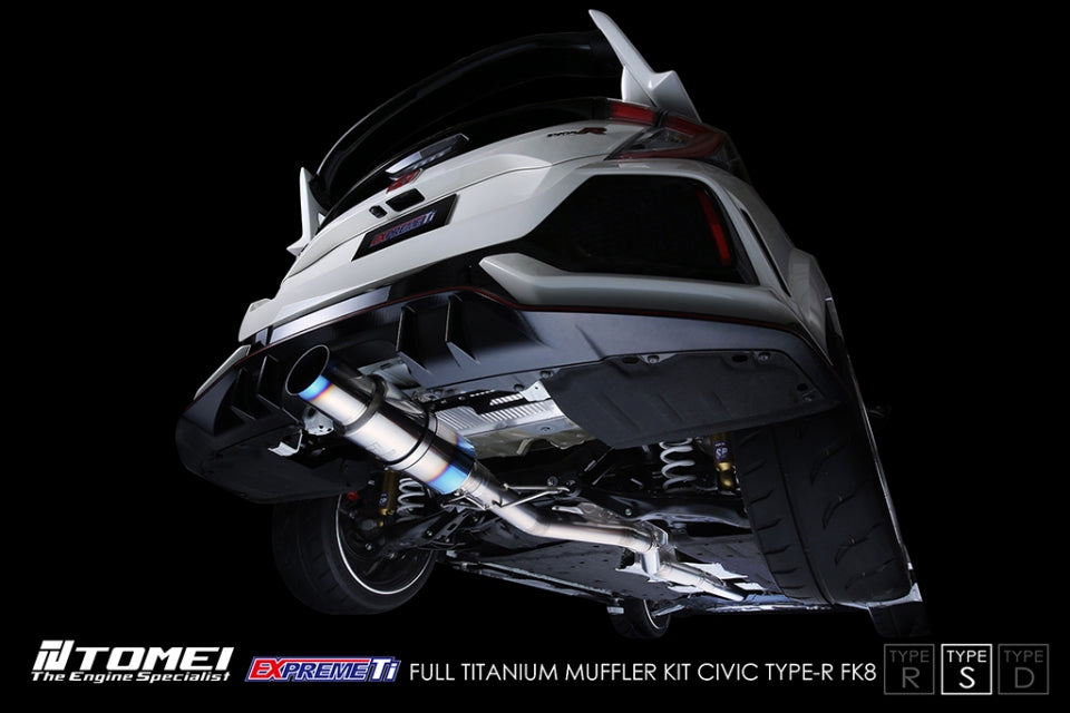 Tomei Full Titanium Expreme Ti Exhaust (Type S) - Honda Civic Type R FK8 17-21