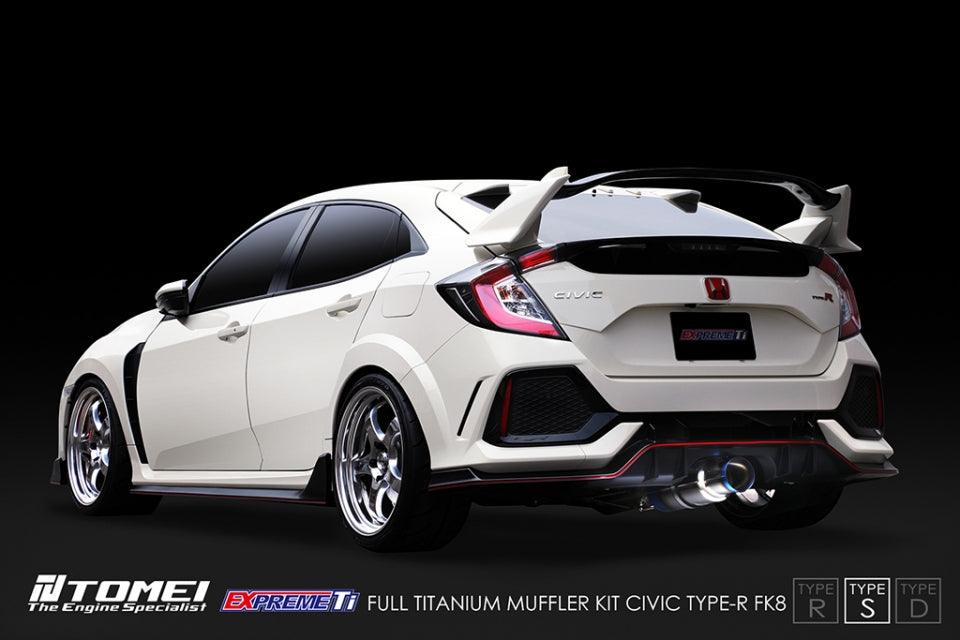 Tomei Full Titanium Expreme Ti Exhaust (Type S) - Honda Civic Type R FK8 17-21