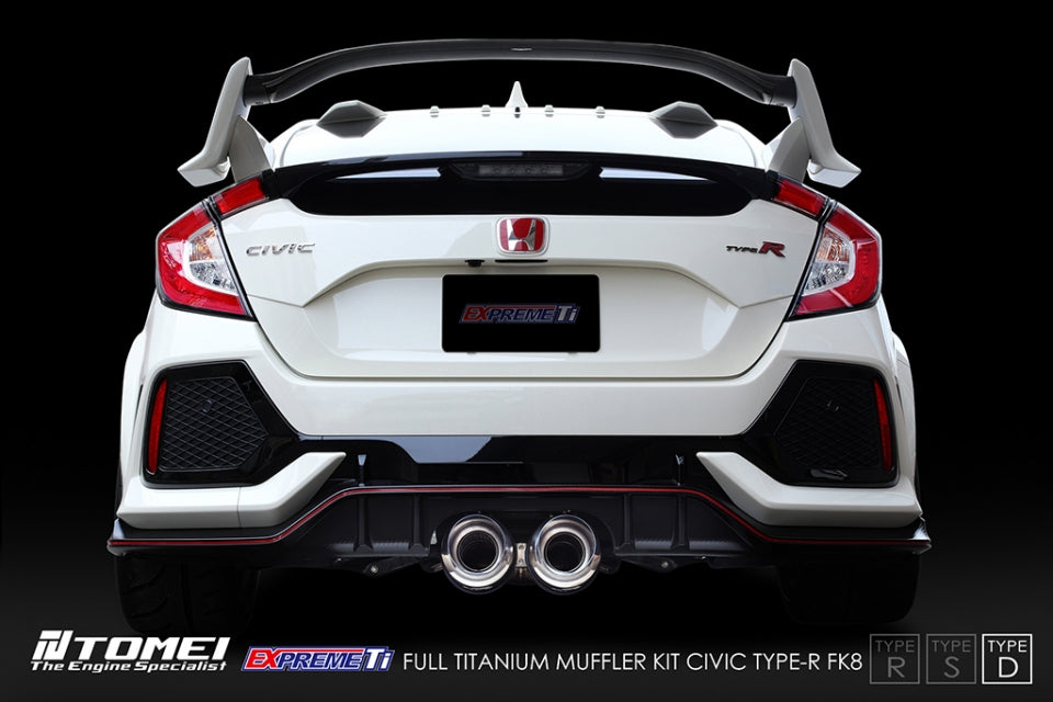 Tomei Full Titanium Expreme Ti Exhaust (Type D / Dual Muffler) - Honda Civic Type R FK8 17-21