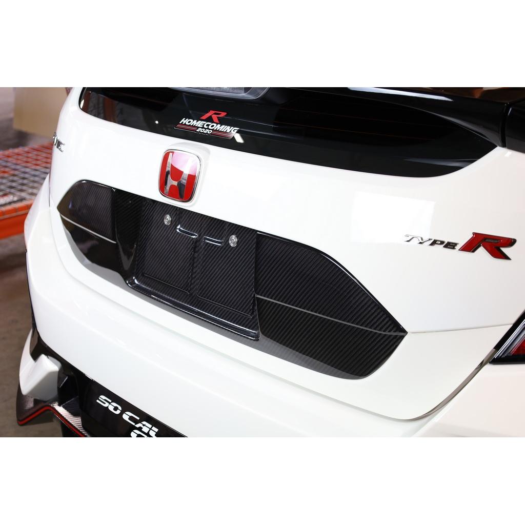 APR Performance Carbon Fiber Honda Civic Type R License Plate Backing 2017 - 2021